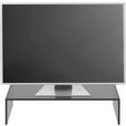 TV-AUFSATZ in Grau  - Grau, Design, Glas (60/14/35cm) - Xora