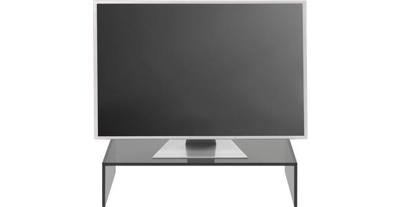 TV-AUFSATZ in Grau  - Grau, Design, Glas (60/14/35cm) - Xora