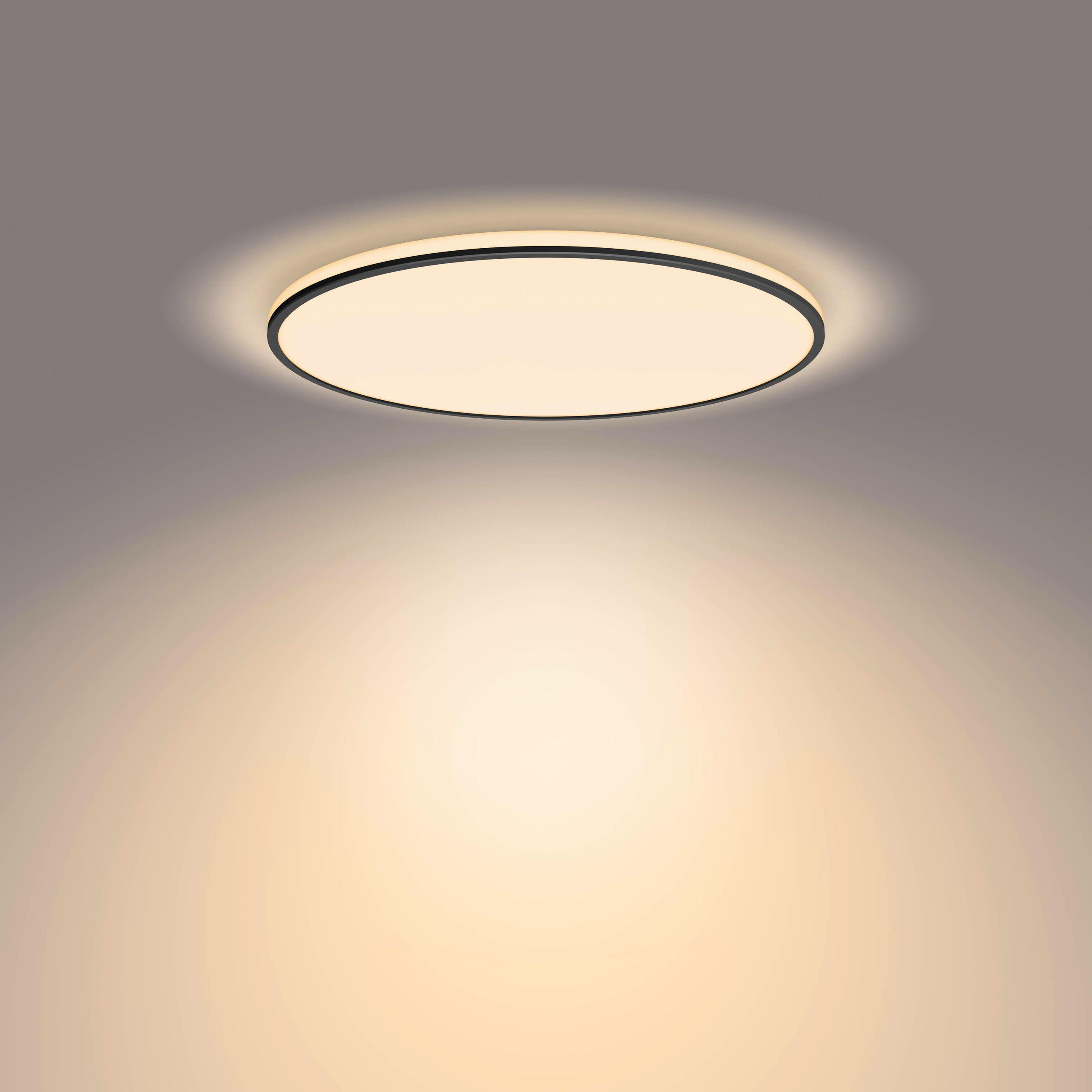 LED-DECKENLEUCHTE Ozziet 5,5/50/5,5 cm   - Schwarz, Basics, Metall (5,5/50/5,5cm)