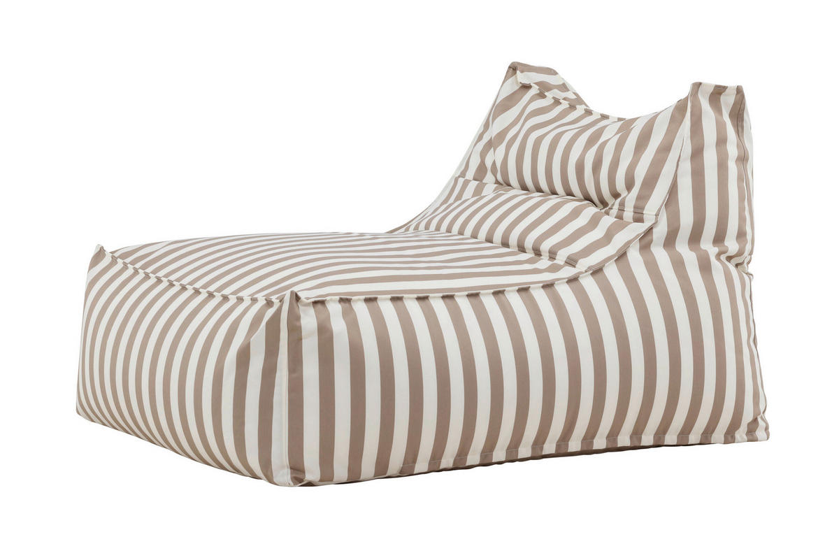 LOUNGESESSEL  - Beige/Weiß, MODERN, Textil (90/83/118cm)