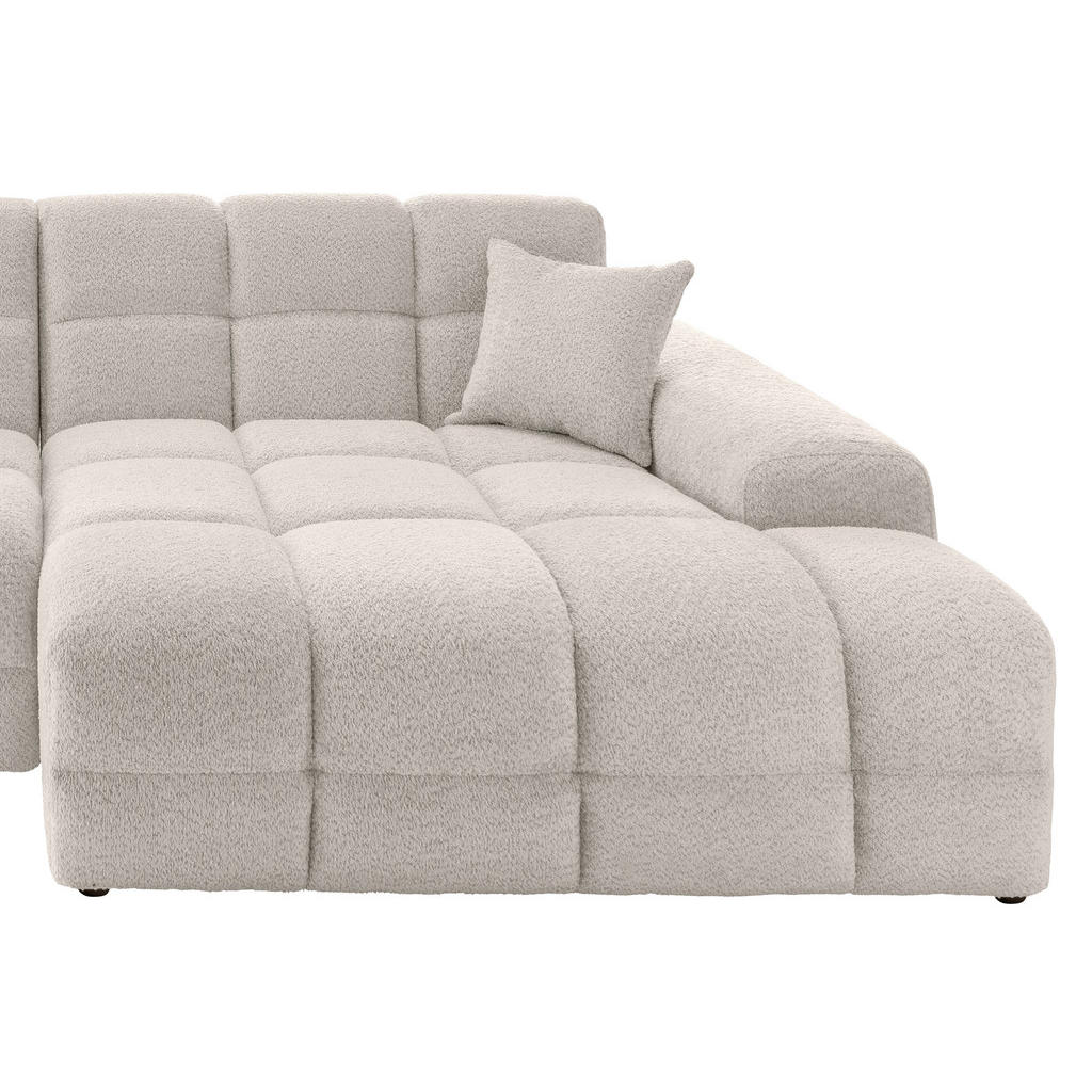 Thumbnail - Livetastic Ecksofa, Weiß, Textil, 4-Sitzer, Füllung: Schaumstoff, Ottomane rechts, L-Form, 301x152 cm, Made in EU, seite...