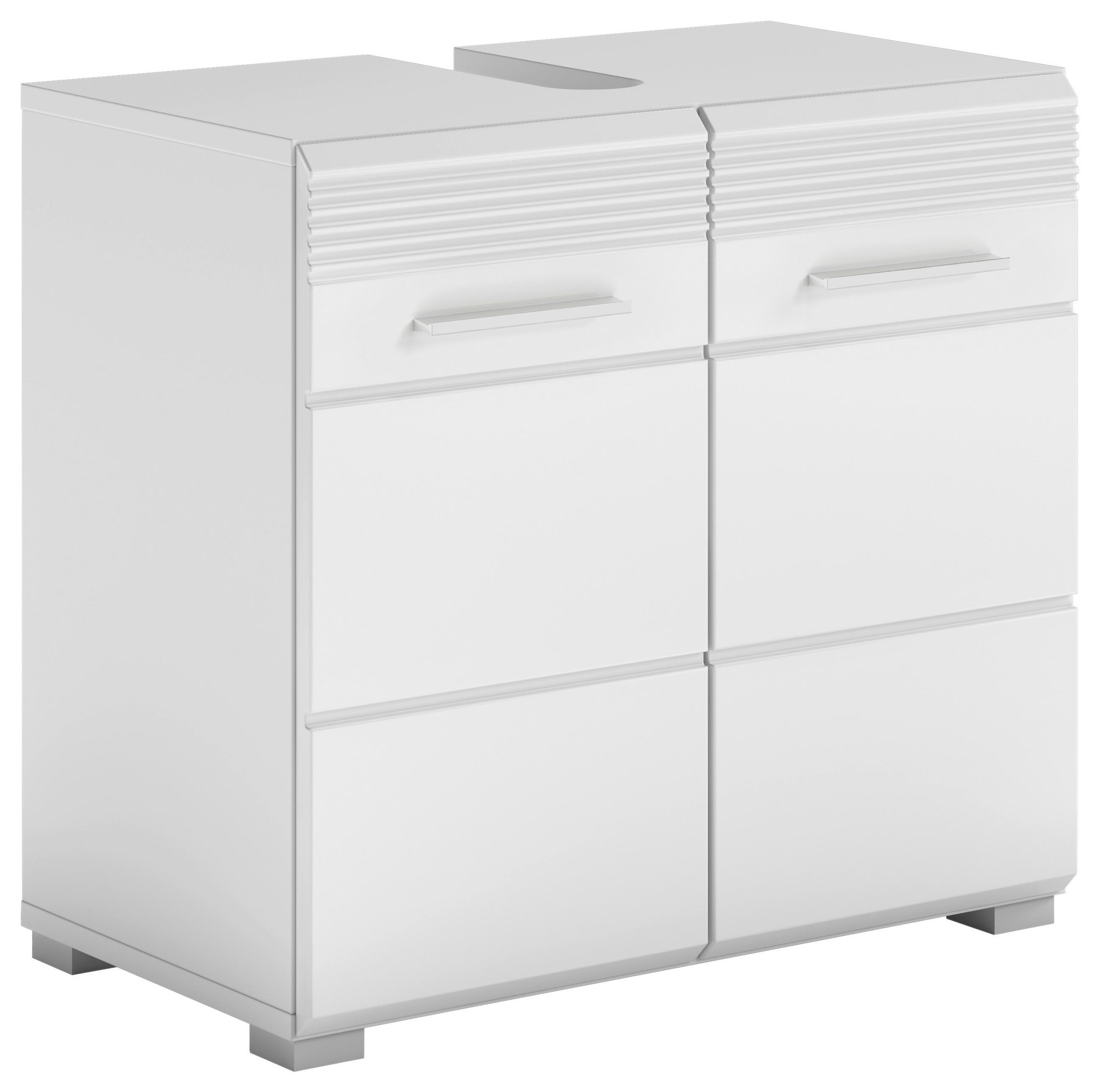 Waschbeckenunterschrank Linus Weiß B: 60 cm