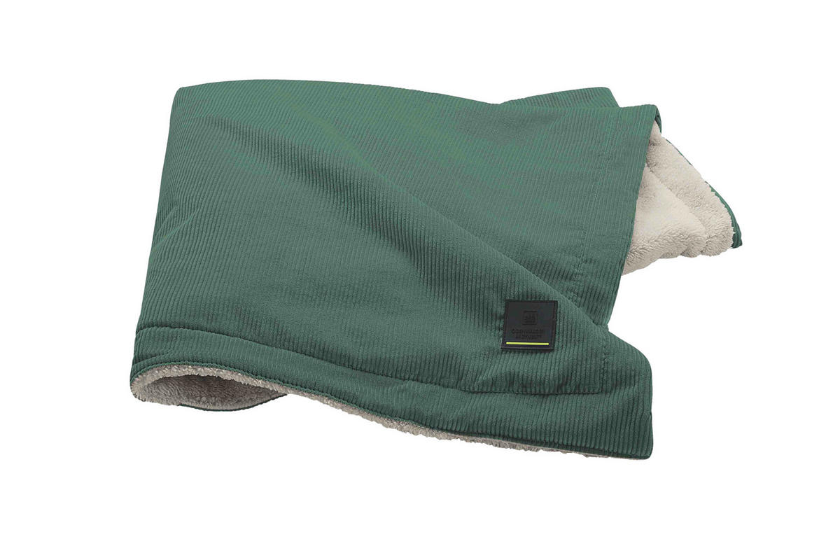 SCHMUSEDECKE Cord  68/100 cm  - Waldgrün, Basics, Textil (68/100cm) - Odenwälder