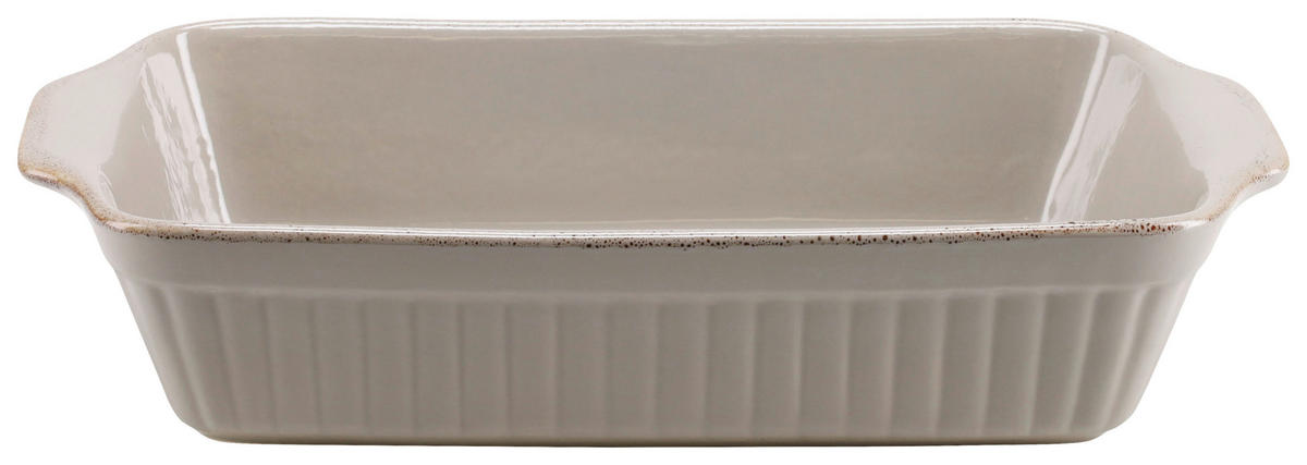 AUFLAUFFORM 34/20/7,5 cm   - Taupe, KONVENTIONELL, Keramik (34/20/7,5cm) - Creatable