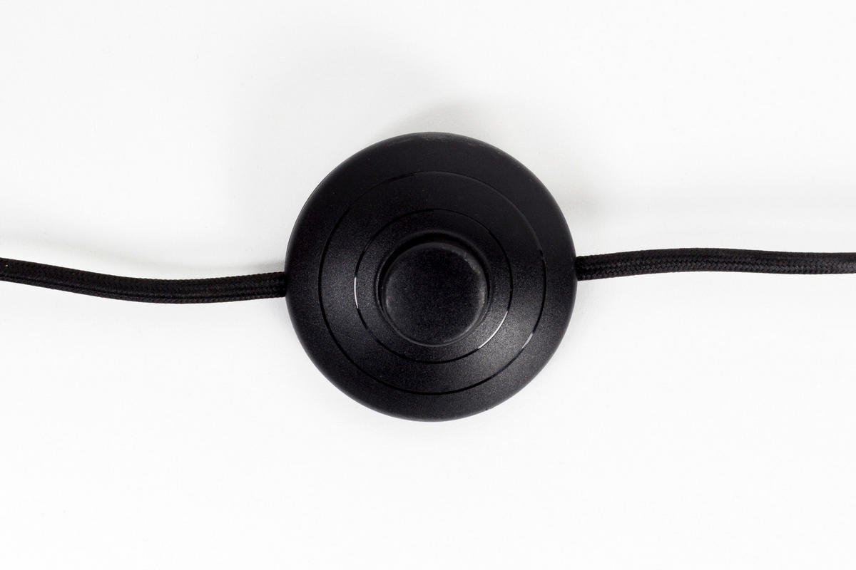 BOGENLEUCHTE  39/205/170 cm   - Schwarz, Design, Metall (39/205/170cm) - Zuiver