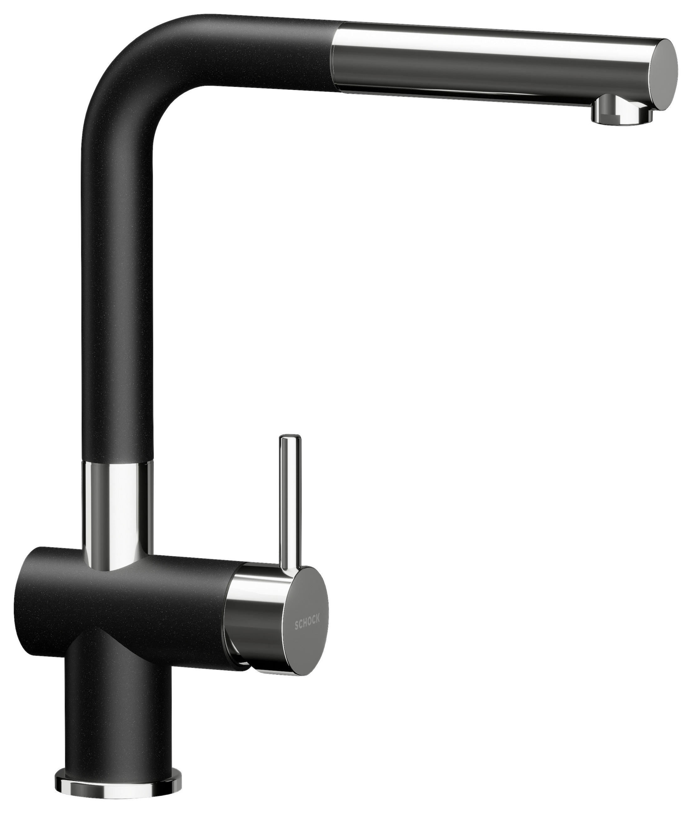 KÜCHENARMATUR 547121PUR  - Chromfarben/Schwarz, Basics, Stein/Metall (22/31/5cm) - Schock