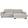 ECKSOFA  in Webstoff Beige  265/180 cm  - Beige/Schwarz, Design, Textil/Metall (265/180cm) - Carryhome