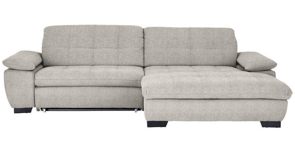 ECKSOFA  in Webstoff Beige  265/180 cm  - Beige/Schwarz, Design, Textil/Metall (265/180cm) - Carryhome