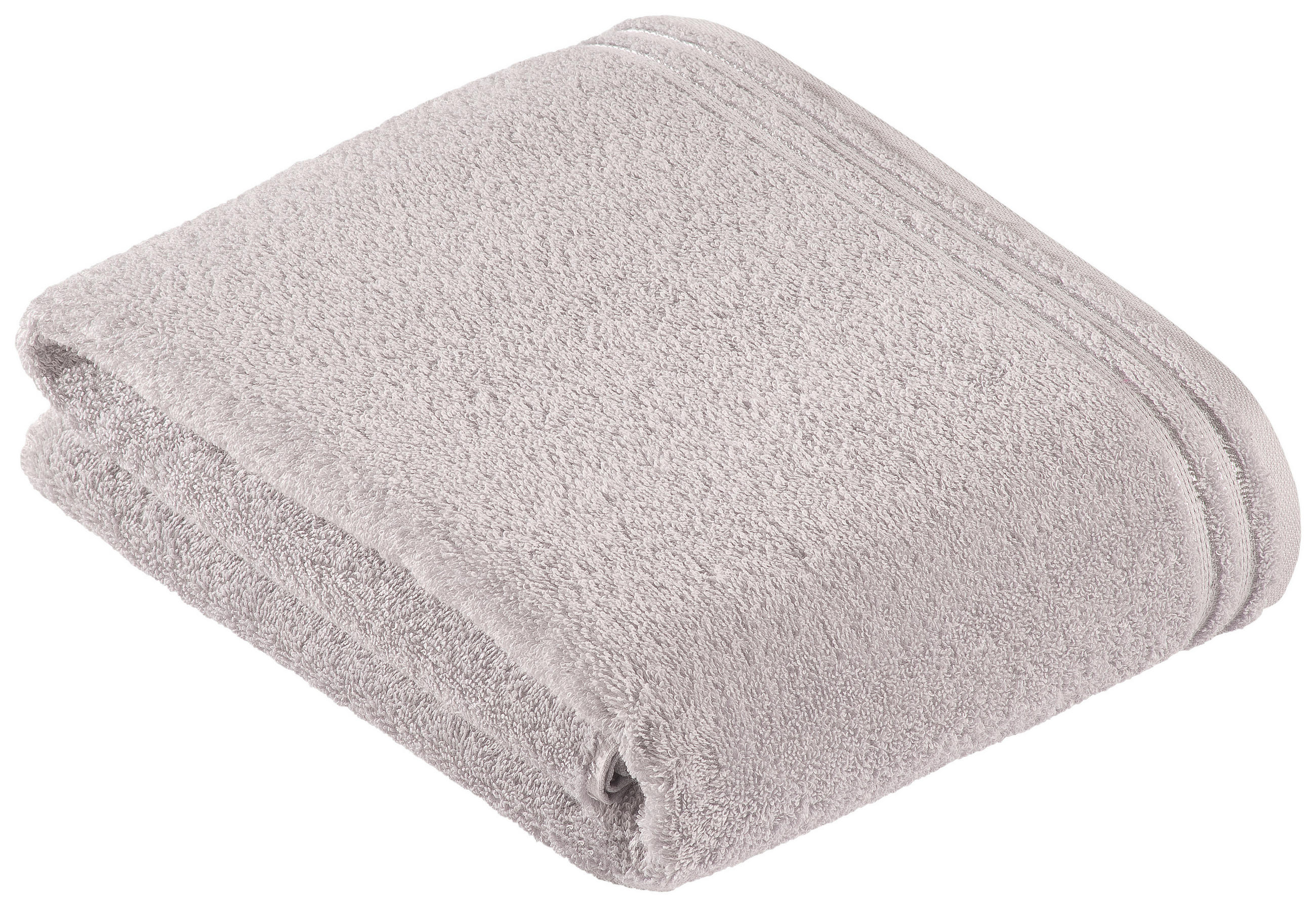 RUČNÍK DO KOUPELNY, 100/150 cm, světle šedá - světle šedá, Basics, textil (100/150cm) - Vossen