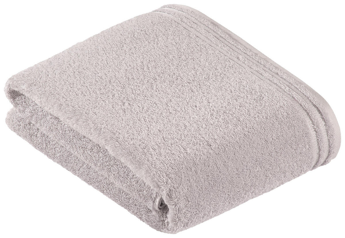 RUČNÍK DO KOUPELNY, 100/150 cm, světle šedá - světle šedá, Basics, textil (100/150cm) - Vossen