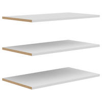 EINLEGEBODENSET 87,9/1,8/48 cm Hellgrau  - Hellgrau, Holzwerkstoff (87,9/1,8/48cm) - Boxxx