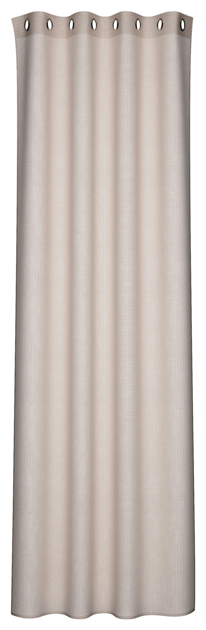 ÖSENVORHANG halbtransparent  - Naturfarben, Basics, Textil (140/245cm) - Fuggerhaus