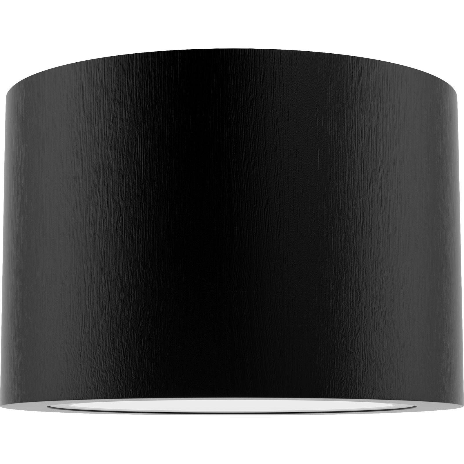 DECKENSTRAHLER Big Spot 12/8 cm   - Schwarz, Design, Holz (12/8cm)