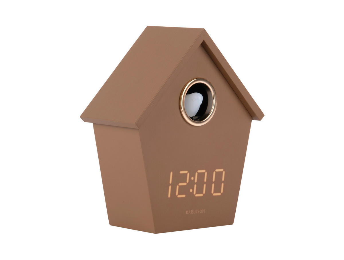 WECKER Riqueza Mokka 13/15/7 cm  - Mokka, Basics, Holzwerkstoff (13/15/7cm) - Karlsson