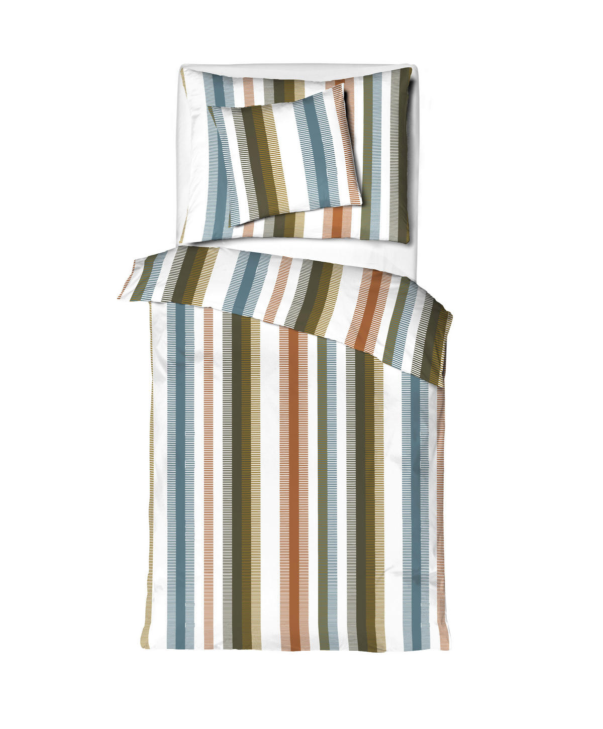 ÁGYNEMŰHUZAT-GARNITÚRA 140/200 cm  - színes, Basics, textil (140/200cm)