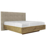 BOXSPRINGBETT 180/200 cm  in Sandfarben, Wildeiche  - Sandfarben/Wildeiche, Natur, Holz/Textil (180/200cm) - Valnatura