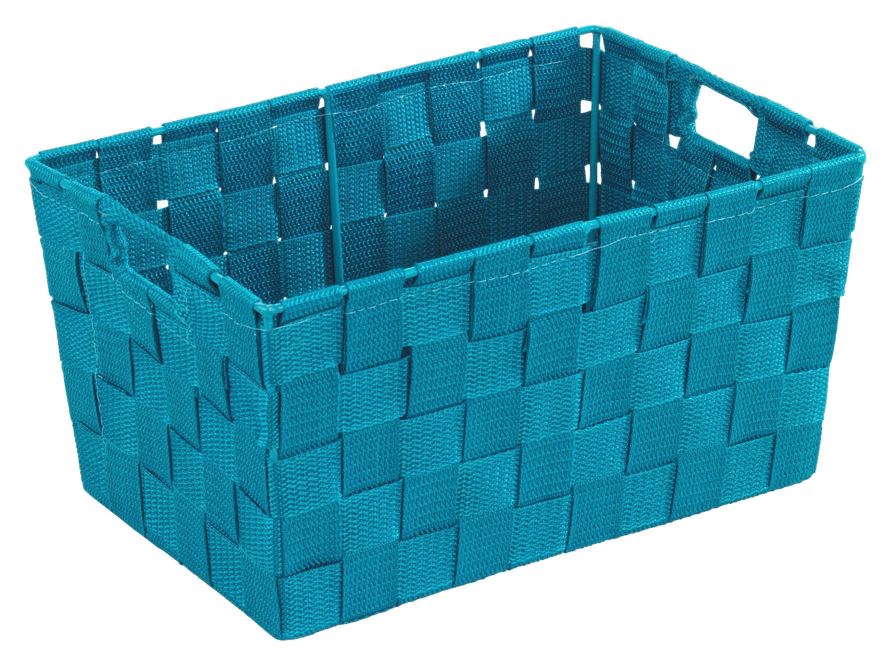 KOŠÍK petrolejová - petrolejová, Basics, plast (30/15/20cm)