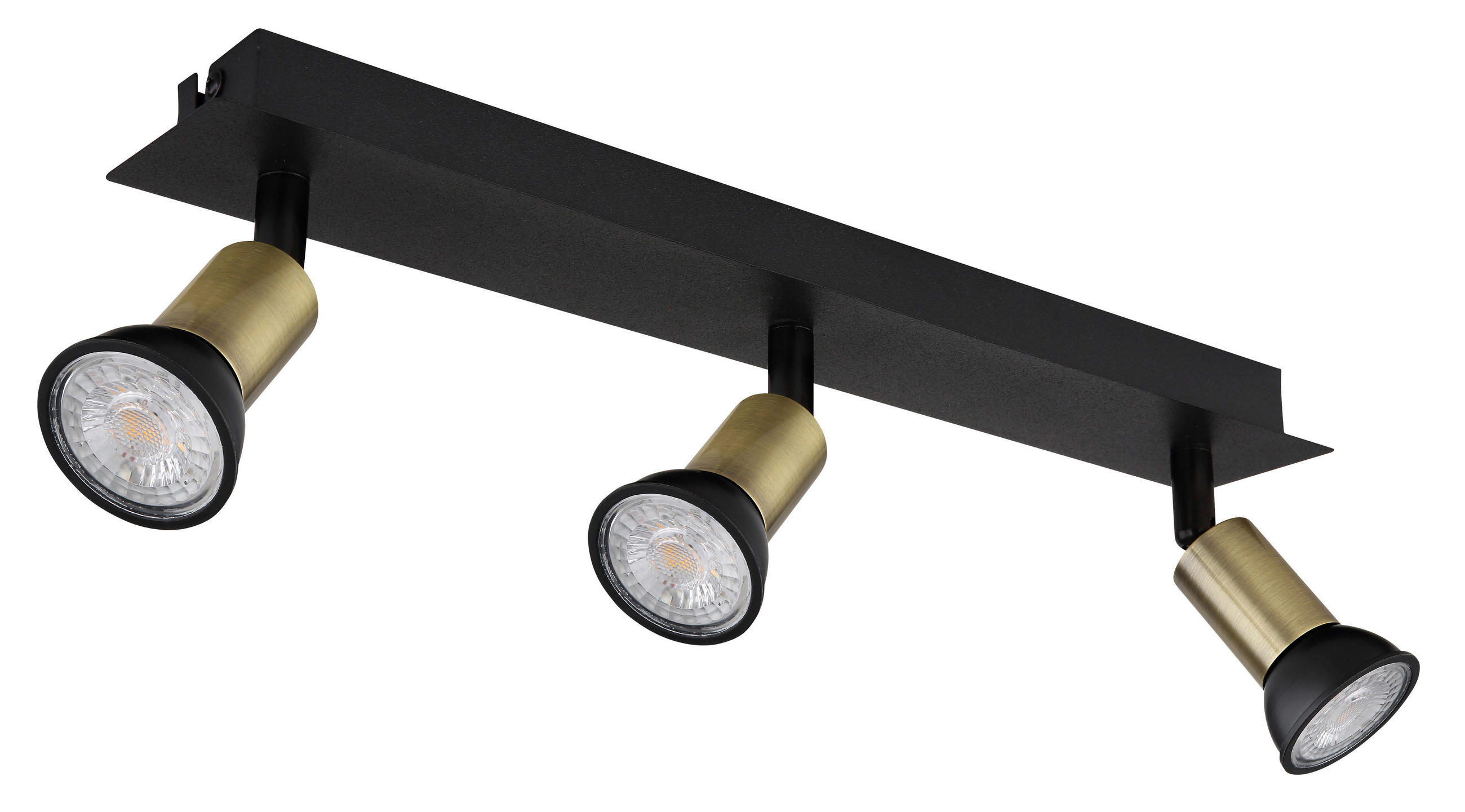 STRAHLER Drew 40/6/9 cm   - Goldfarben/Schwarz, Design, Metall (40/6/9cm) - Globo