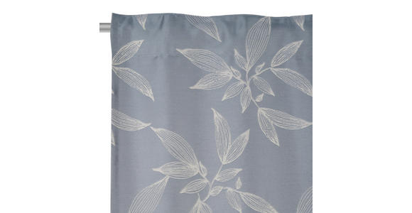 FERTIGVORHANG blickdicht - Blau, Design, Textil (140/255cm) - Novel