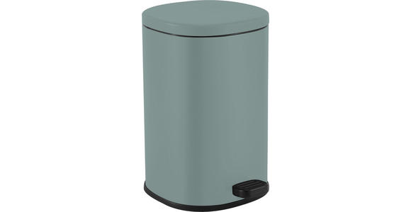 TRETEIMER 5 l  Metall, Kunststoff  - Schwarz/Grün, Trend, Kunststoff/Metall (25cm) - Homeware