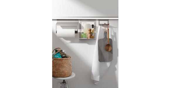 EINBAUKÜCHE - Weiß/Grau, Design, Holzwerkstoff - Dieter Knoll