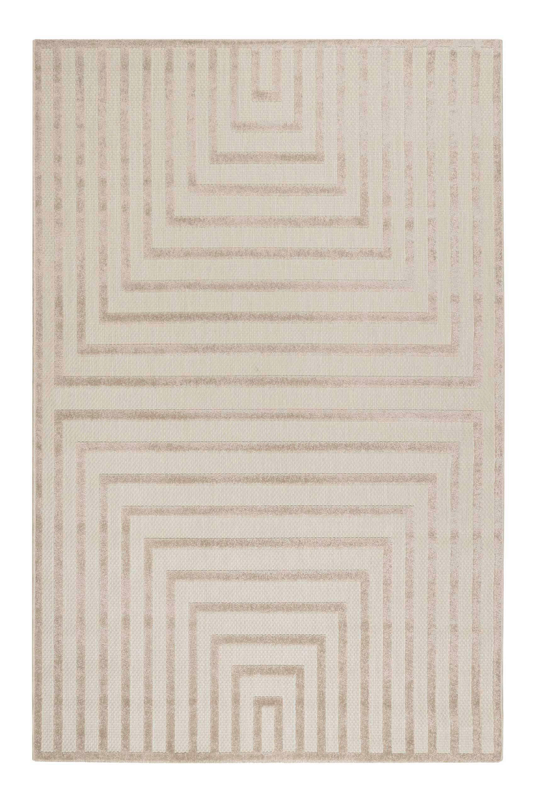 Esprit Outdoorteppich Carolina Beige, Hellbraun 160x225 cm