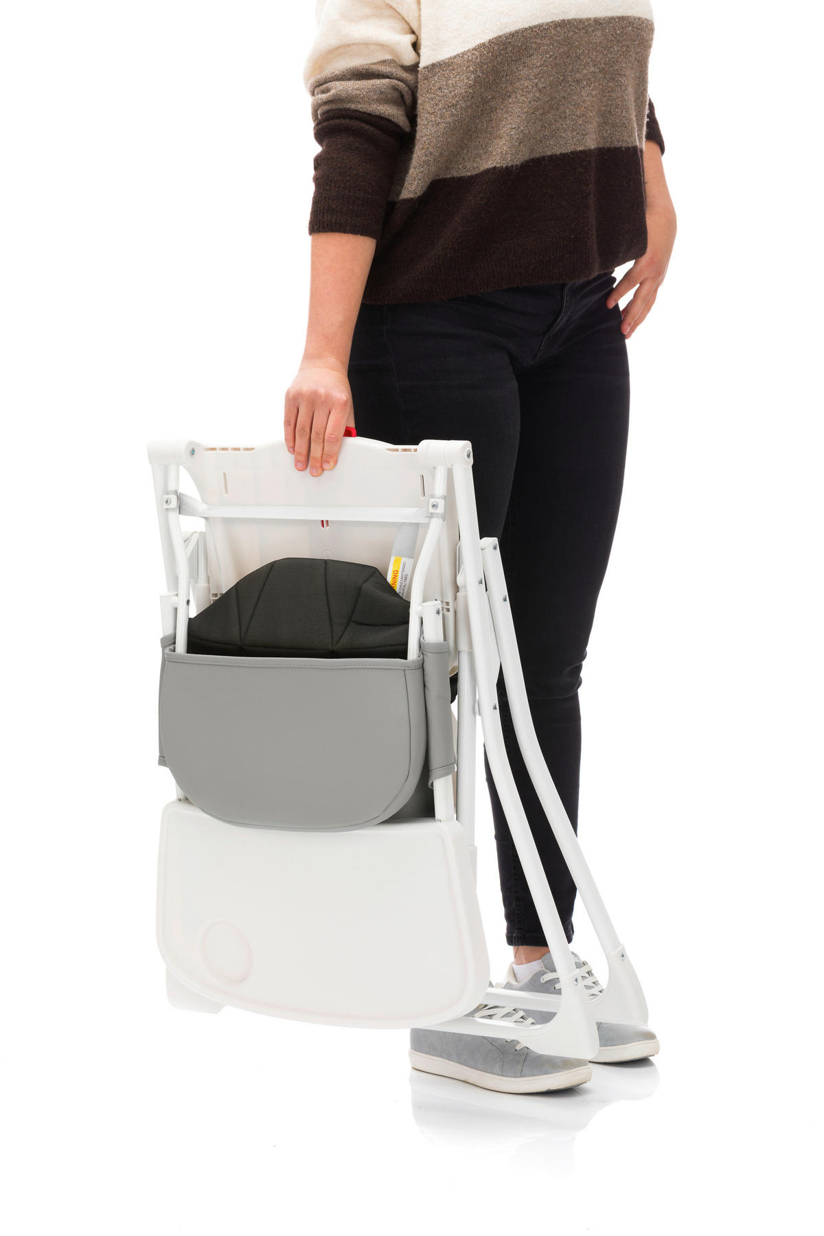 HRANILICA  Tom  - siva, Basics, metal/tekstil (76/58/95cm) - Fillikid