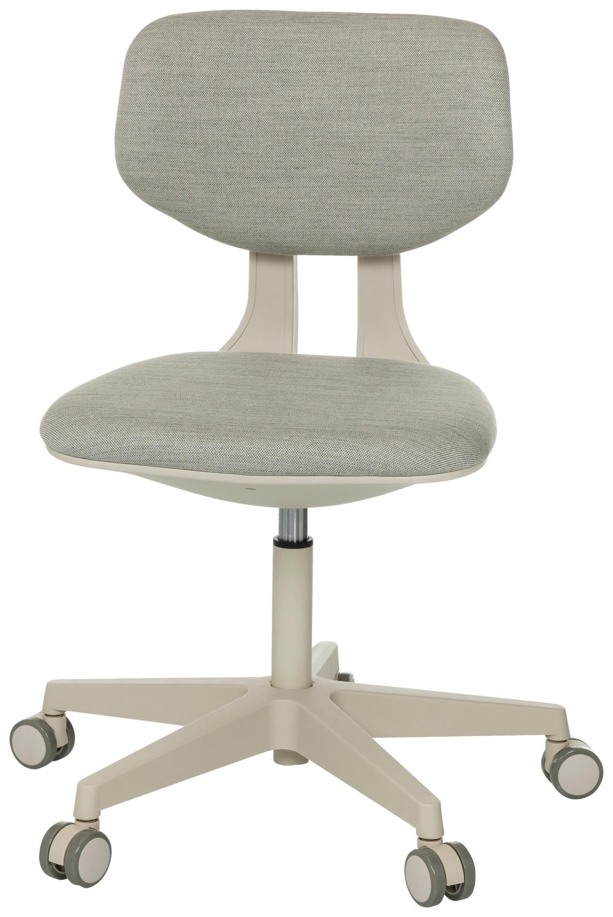 OTOČNÁ ŽIDLE PRO MLÁDEŽ, šedá - šedá/šedobílá, Moderní, textil/plast (51/72 - 87/51cm) - MID.YOU