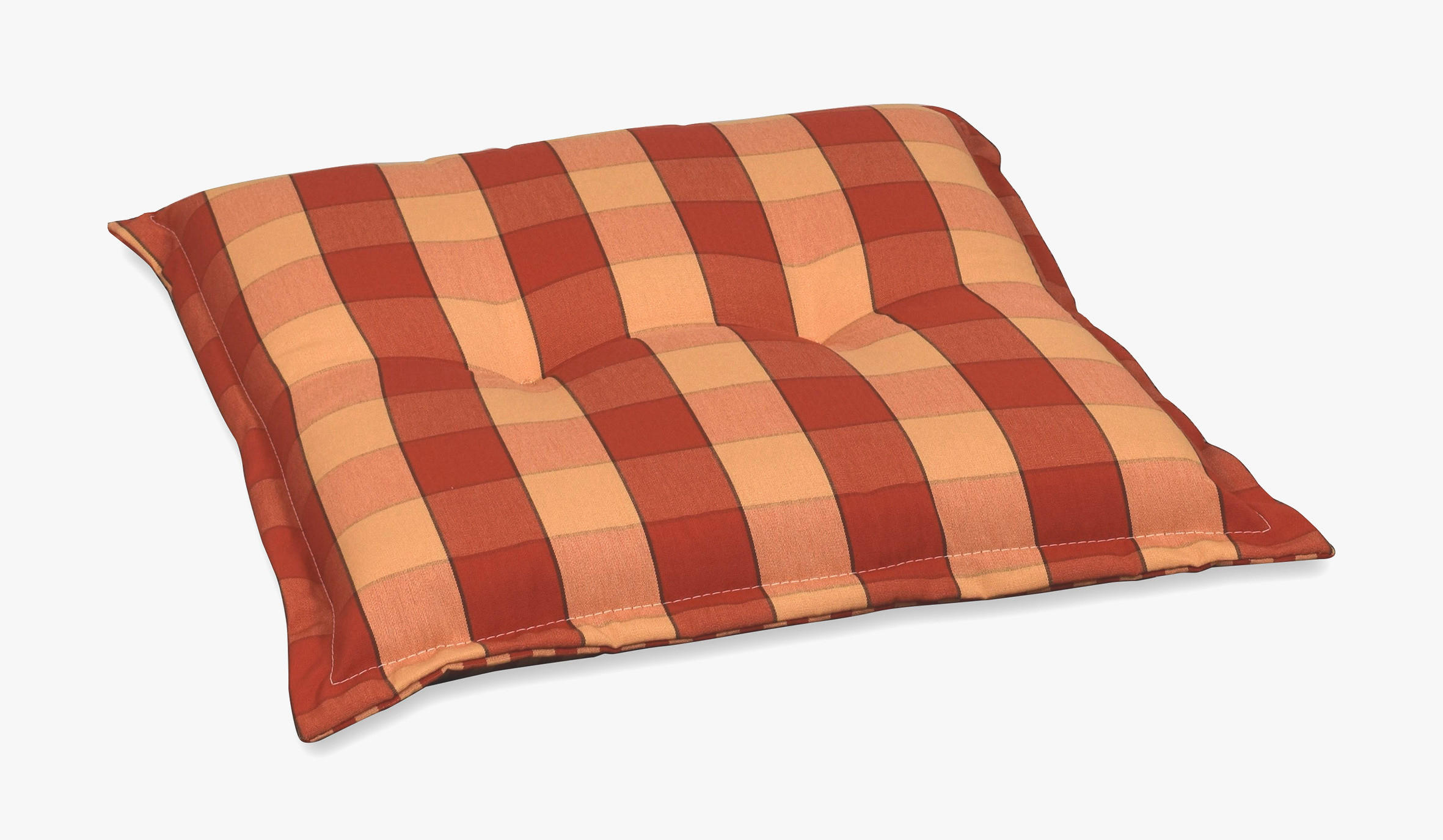 GARTENHOCKERAUFLAGE   50/9/50 cm  - Beige/Rot, Basics, Textil (50/9/50cm)