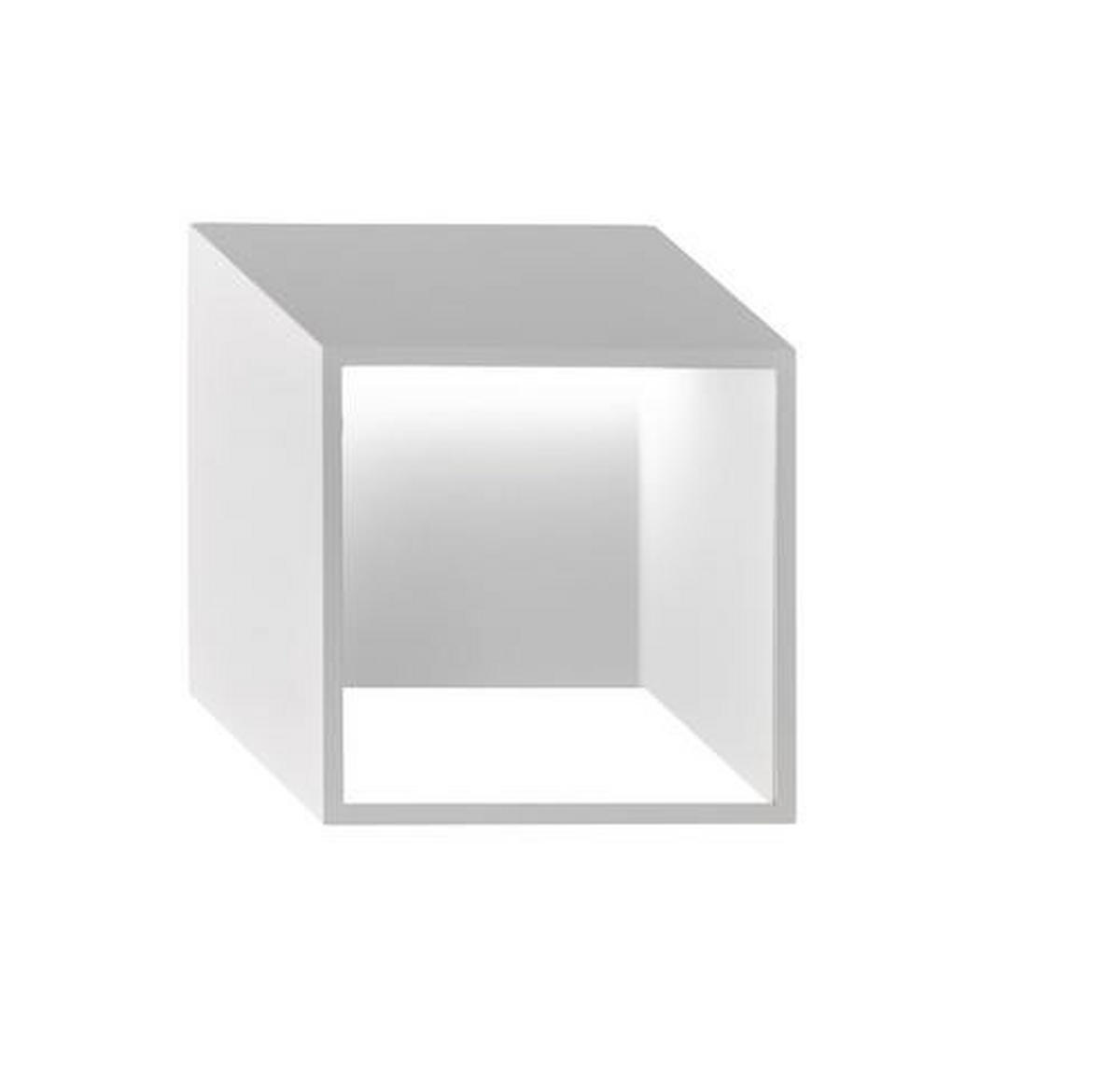 LED-WANDLEUCHTE 25/25/9,2 cm   - Weiß, Design, Metall (25/25/9,2cm) - Globo