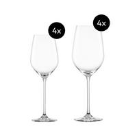 GLÄSERSET Fortissimo  8-teilig  - Transparent, KONVENTIONELL, Glas - Schott Zwiesel