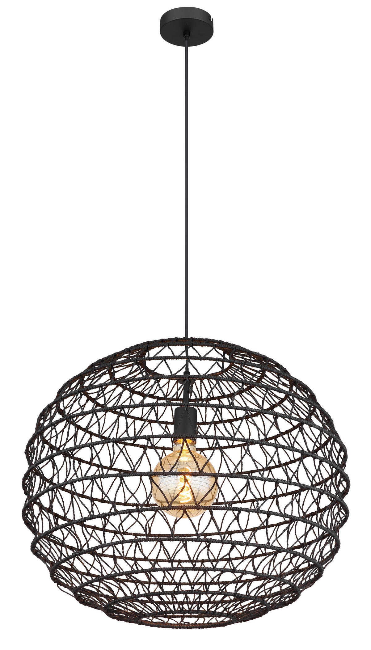 ZÁVĚSNÉ SVÍTIDLO, 59/120 cm  - Natur (59/120cm) - Globo