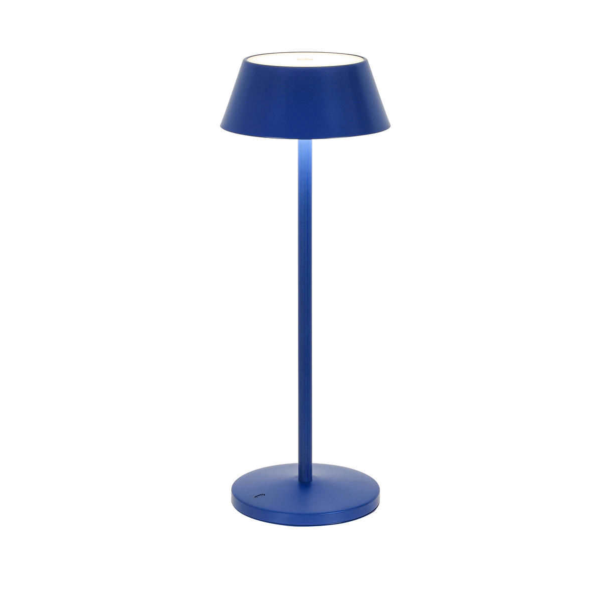 PORTABEL LAMPA 11/30 cm   - blå/svart, Trend, metall/plast (11/30cm) - Dieter Knoll