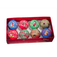 CHRISTBAUMKUGEL-SET 8-teilig Mickey & Minnie  - Multicolor, Trend, Kunststoff - Disney