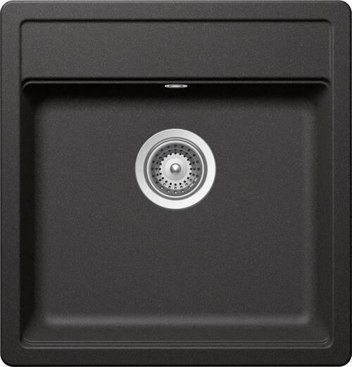 SPÜLE MONO N-100S-A / MONN100SASTO  - Graphitfarben, Basics, Stein (49/51cm) - Schock