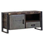 TV-ELEMENT 120/60/45 cm  - Braun, Design, Holz/Metall (120/60/45cm) - Ambia Home
