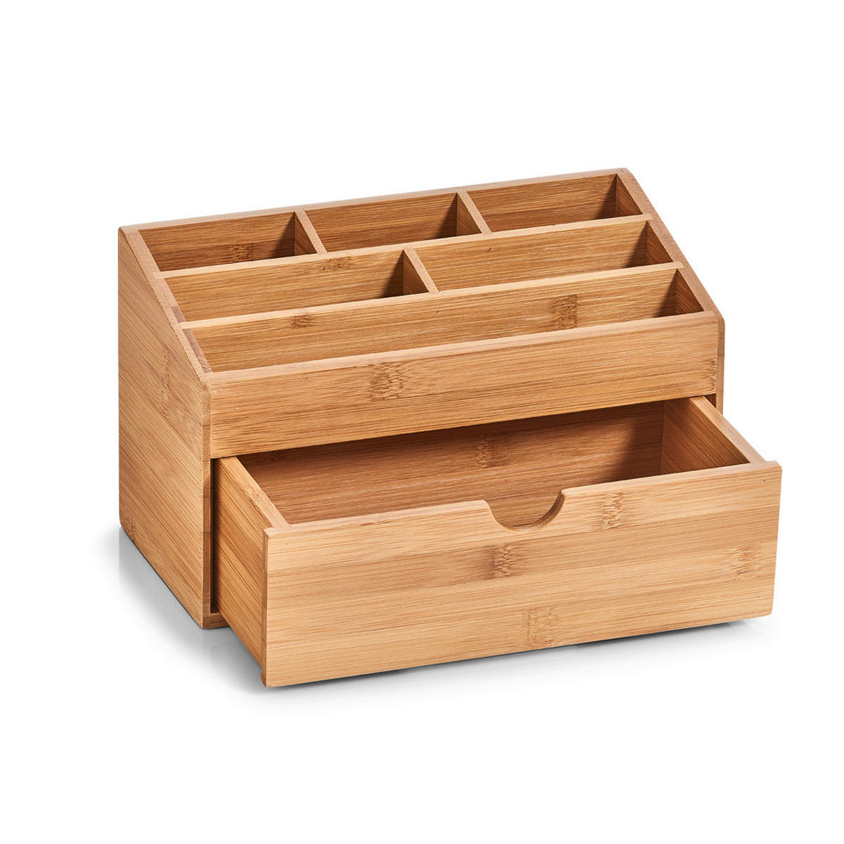 SCHREIBWARENBOX Holz Naturfarben  - Naturfarben, Basics, Holz (25,4/12,5/15cm) - Zeller Present