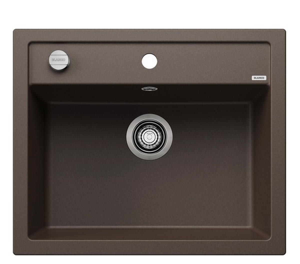 SPÜLE 515066  - Braun, Basics, Stein (51/20,2/61,5cm) - Blanco