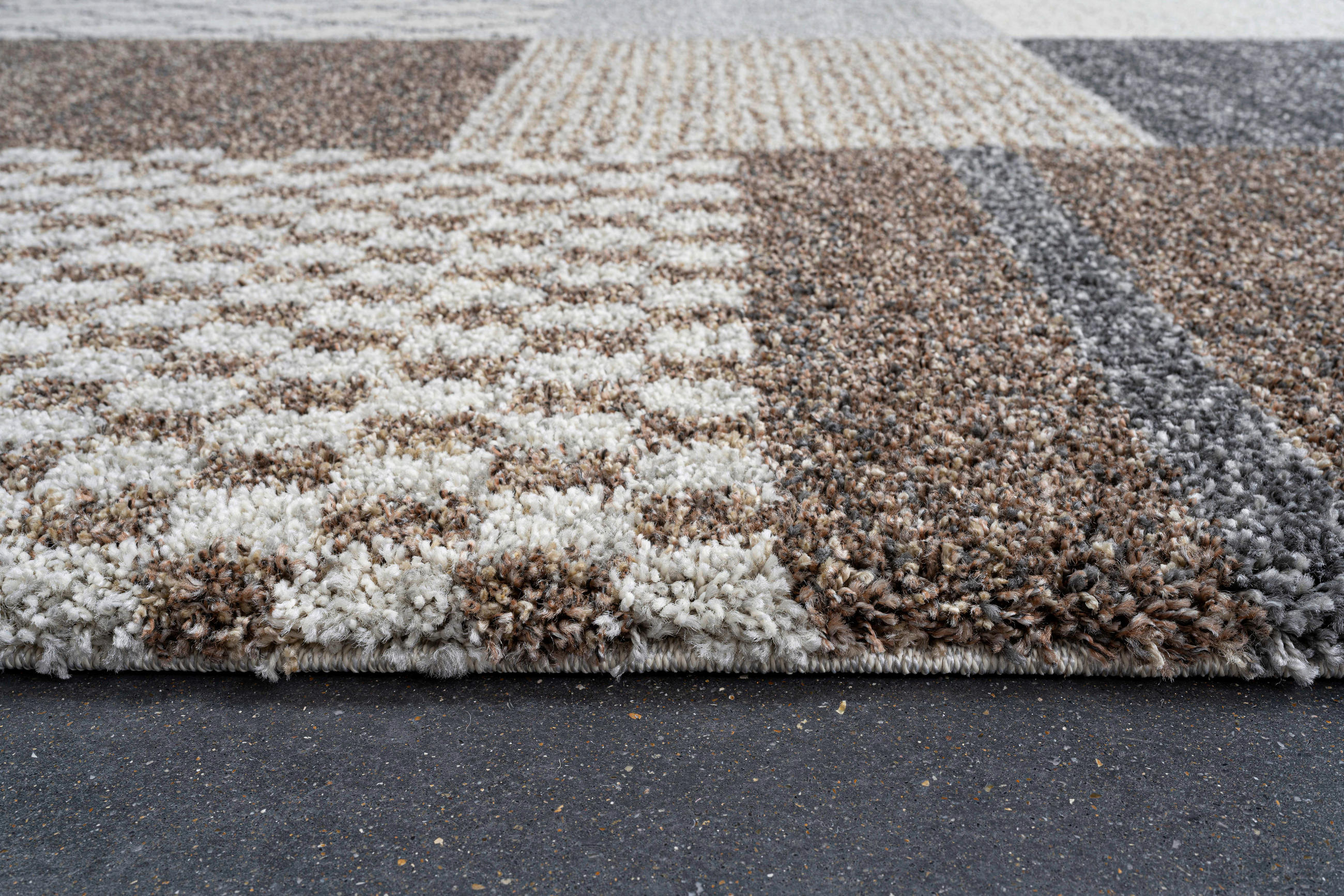 WEBTEPPICH 200/290 cm Mehari Creme, Grau, Grün  - Creme/Grau, KONVENTIONELL, Kunststoff/Textil (200/290cm) - Novel