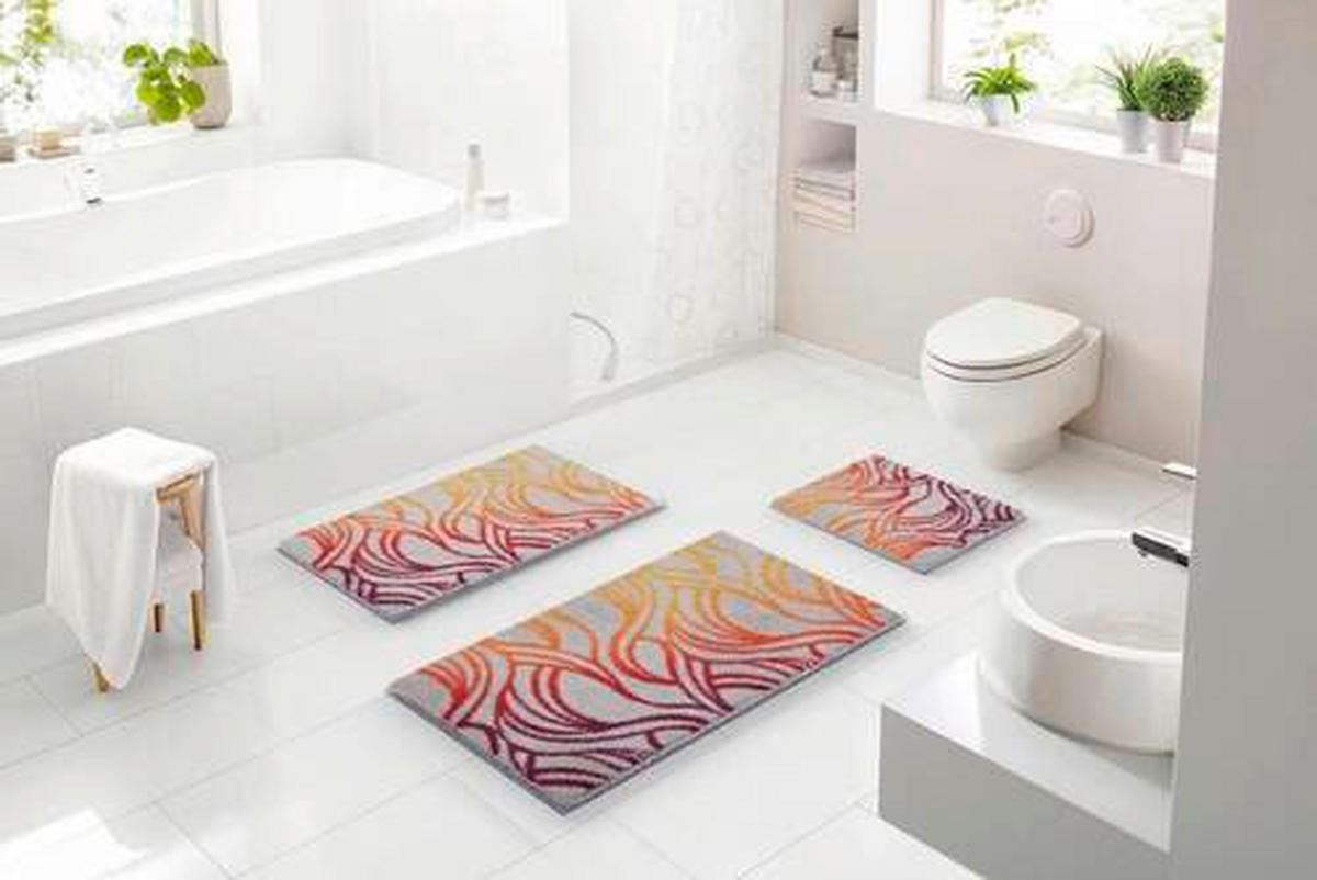 BIDET-VORLEGER Orange 50/60 cm  - Orange, Design, Kunststoff/Textil (50/60cm) - Grund
