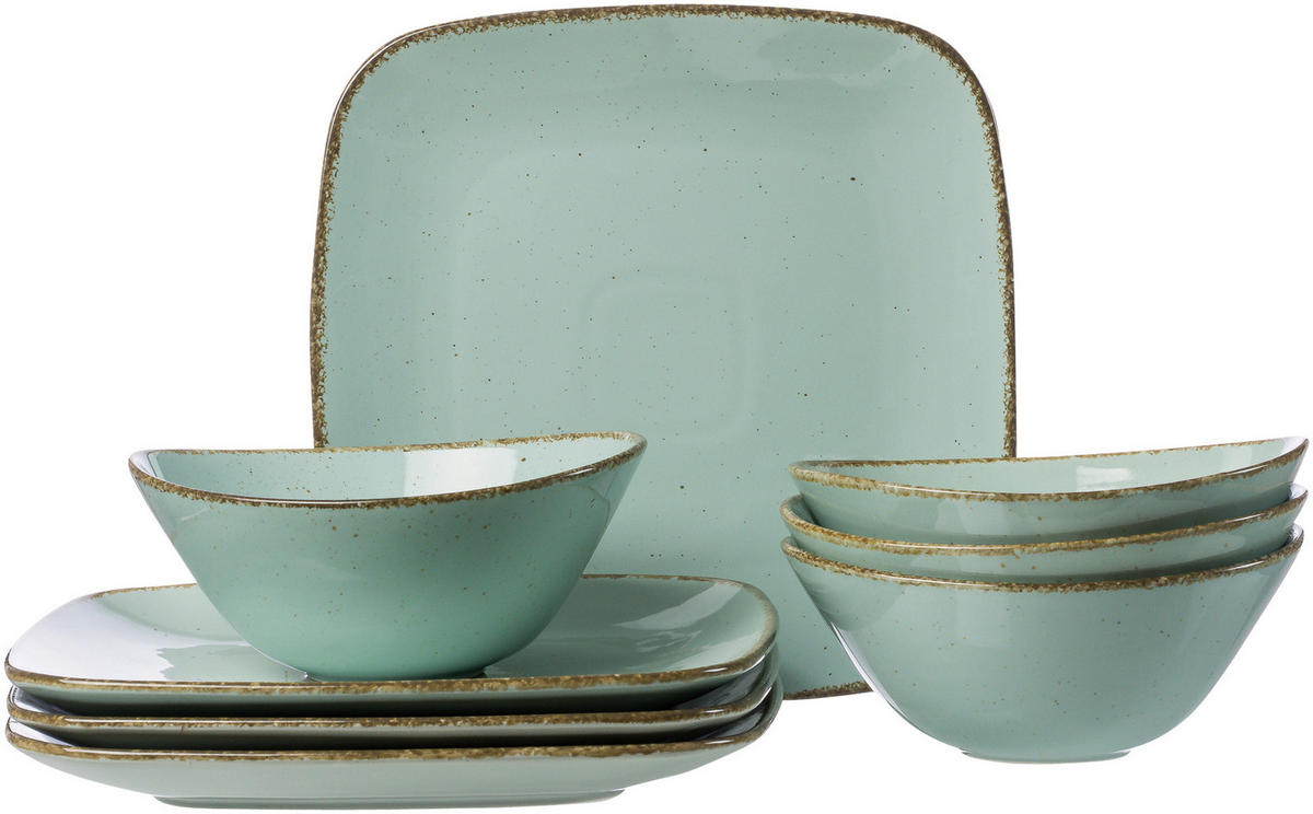 TAFELSERVICE 8-teilig  - Blau, Basics, Keramik (33/29,5/34,5cm) - Ritzenhoff Breker
