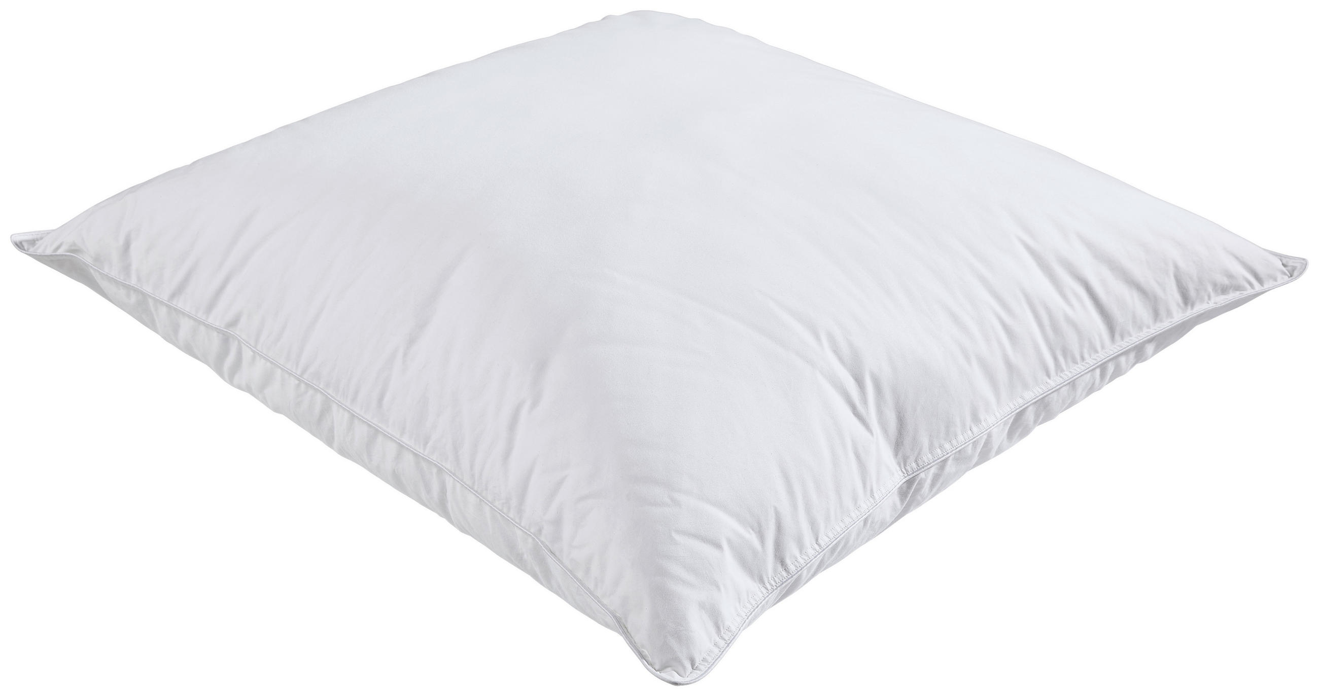 3-KOMOROVÝ VANKÚŠ, 80/80 cm - biela, textil/prírodné materiály (80/80cm) - Sleeptex