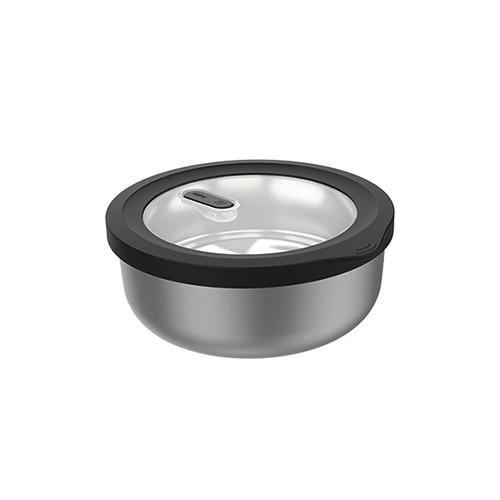 FRISCHHALTEDOSE PROVIDO 1000 L  - Edelstahlfarben/Transparent, Basics, Kunststoff/Metall (17,6/7,5cm) - Gefu