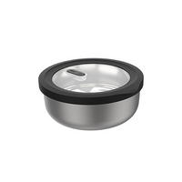 FRISCHHALTEDOSE PROVIDO 1000 L  - Edelstahlfarben/Transparent, Basics, Kunststoff/Metall (17,6/7,5cm) - Gefu