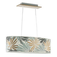 SVJETILJKA VISEĆA    80/30/110 cm    5060 FLORA  - siva, Basics, metal/tekstil (80/30/110cm)