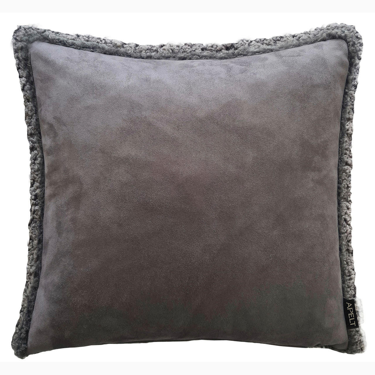 KISSENHÜLLE MONTANA 46/46 cm  - Anthrazit, Basics, Textil (46/46cm) - Apelt