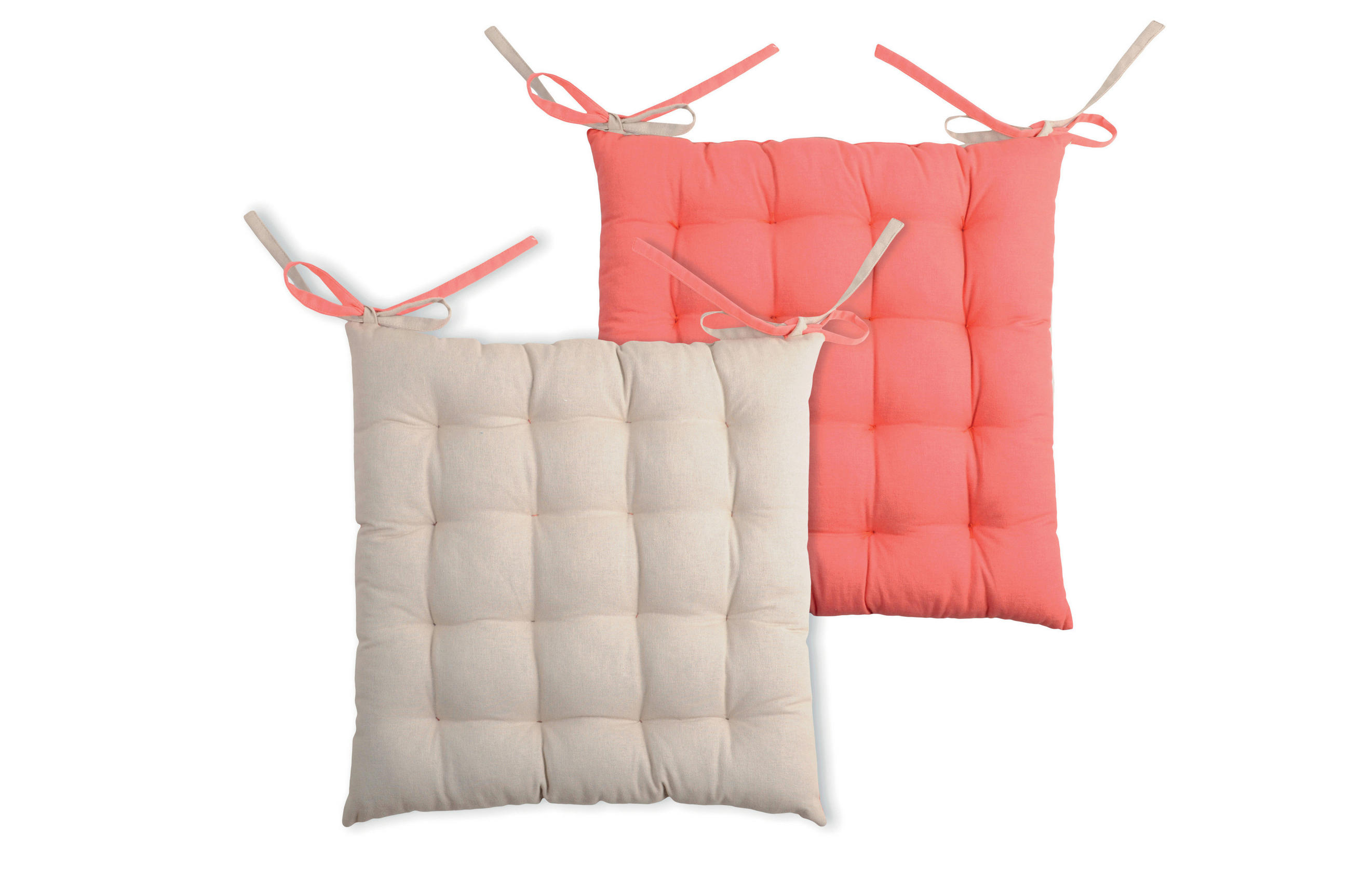 JASTUK ZA SEDENJE 40/40 cm    - bež/narandžasta, Konvencionalno, tekstil (40/40cm)