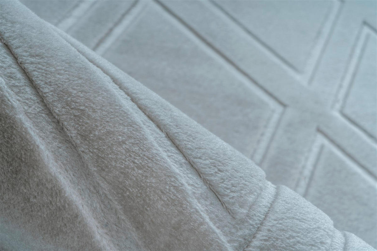 FLACHWEBETEPPICH 160/230 cm Monroe 300 Grau / Blau Blau, Grau  - Blau/Grau, KONVENTIONELL, Kunststoff/Textil (160/230cm)
