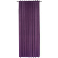 KÉSZFÜGGÖNY részben fényzáró  - padlizsán, Basics, textil (135/245cm) - Esposa