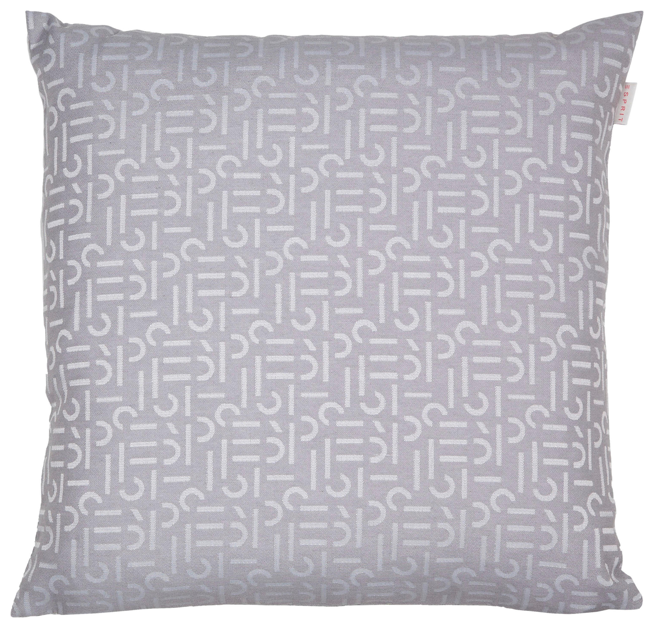 KISSENHÜLLE E-SCATTER Scatter 45/45 cm  - Hellgrau/Grau, Konventionell, Textil (45/45cm) - Esprit